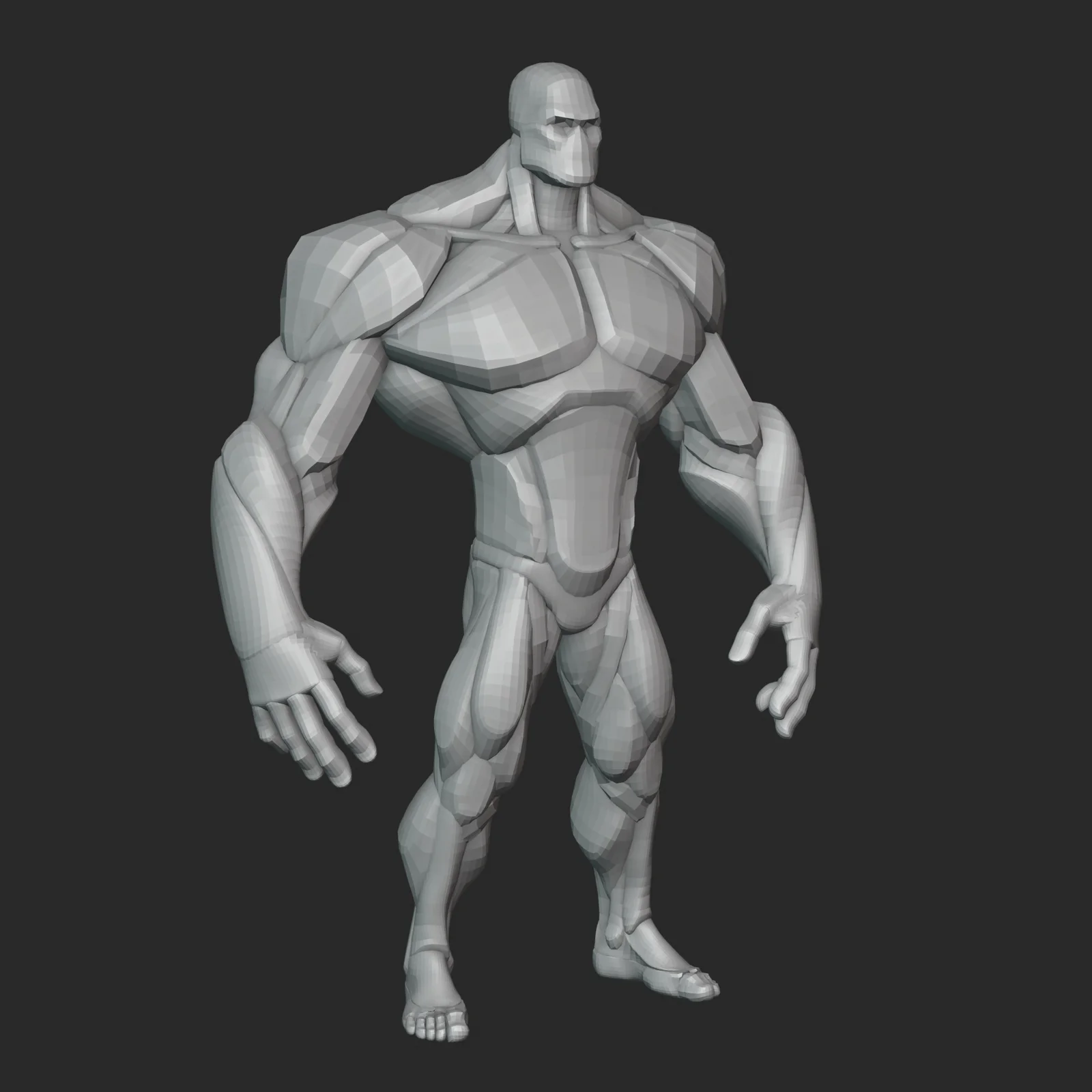 Stylized Hero Blockout V4 screenshot 7