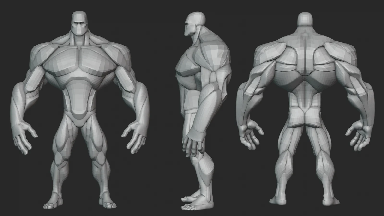 Stylized Hero Blockout V4 screenshot 8