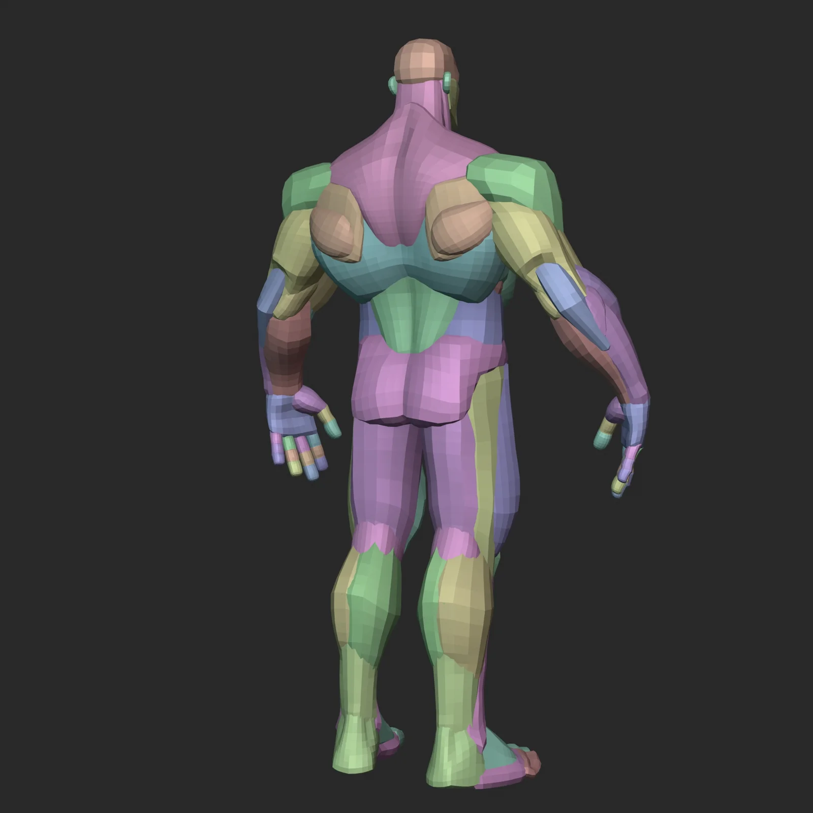 Stylized Hero Blockout V6 screenshot 5