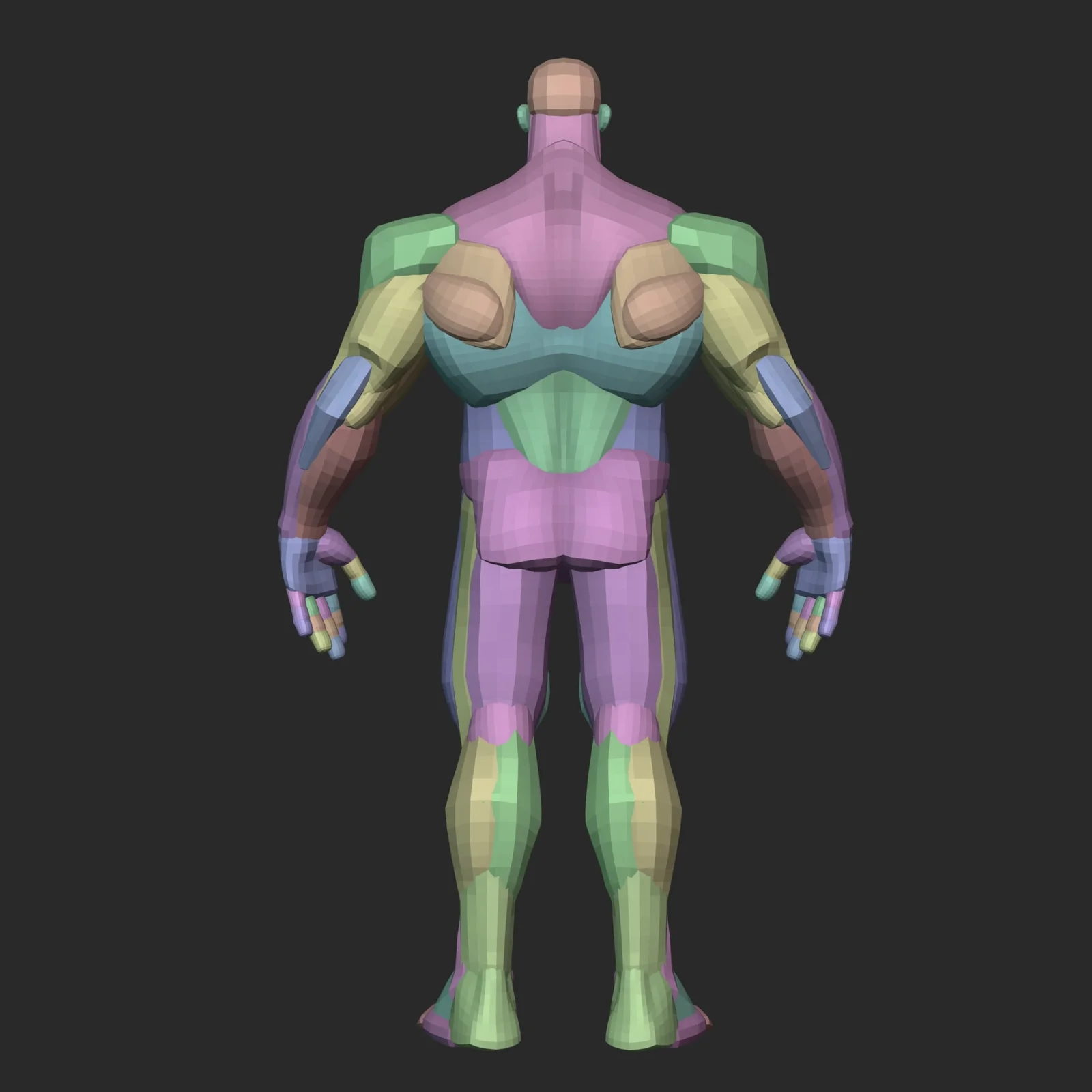 Stylized Hero Blockout V6 screenshot 6