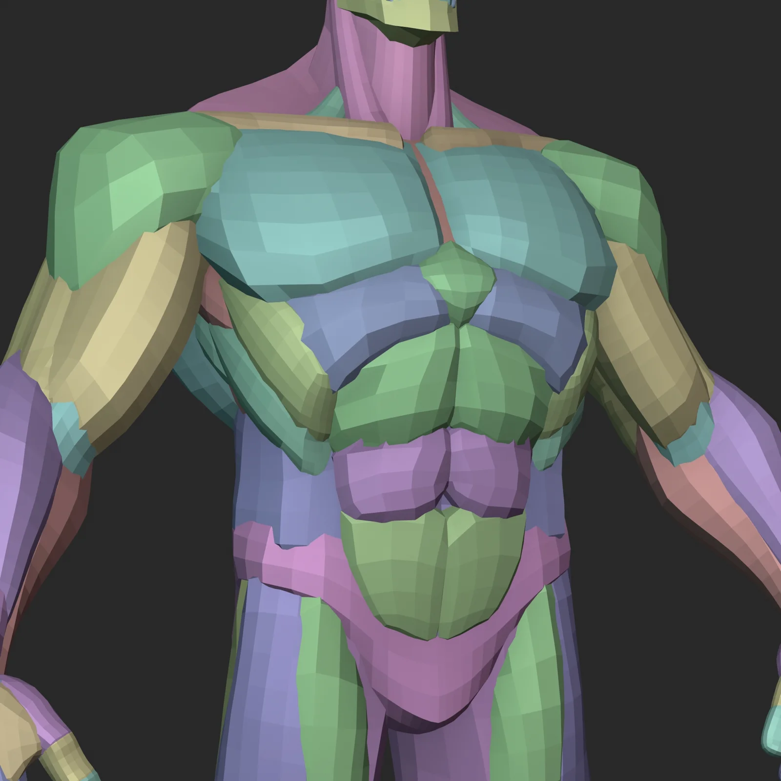 Stylized Hero Blockout V6 screenshot 7