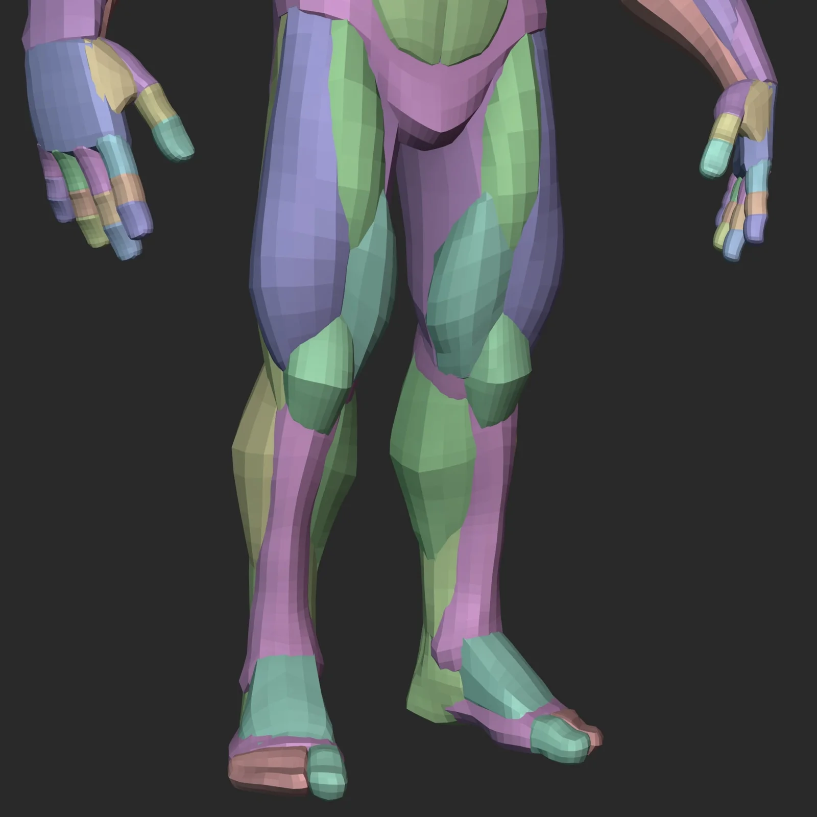 Stylized Hero Blockout V6 screenshot 8