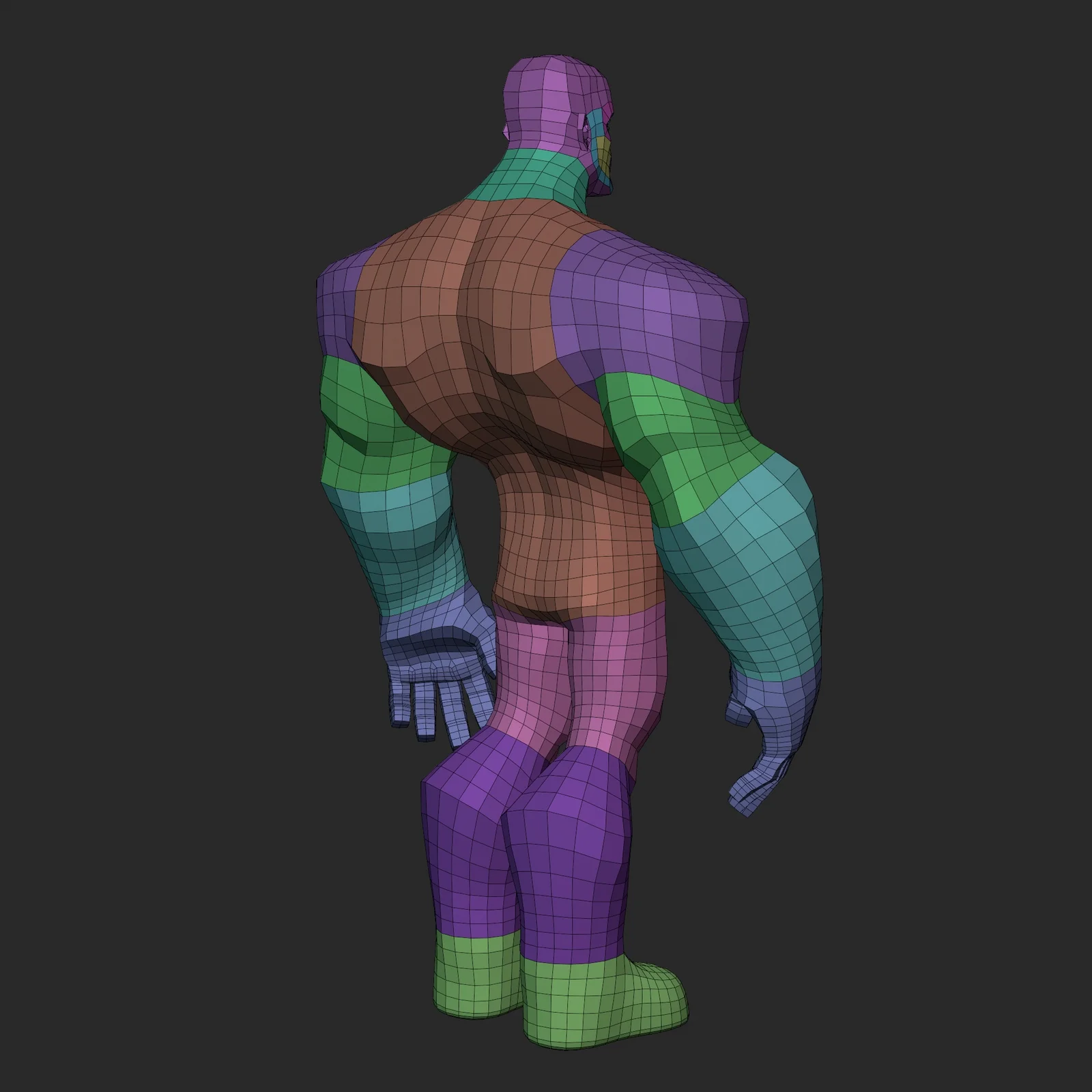 Stylized Infinity Heavy Basemesh screenshot 5