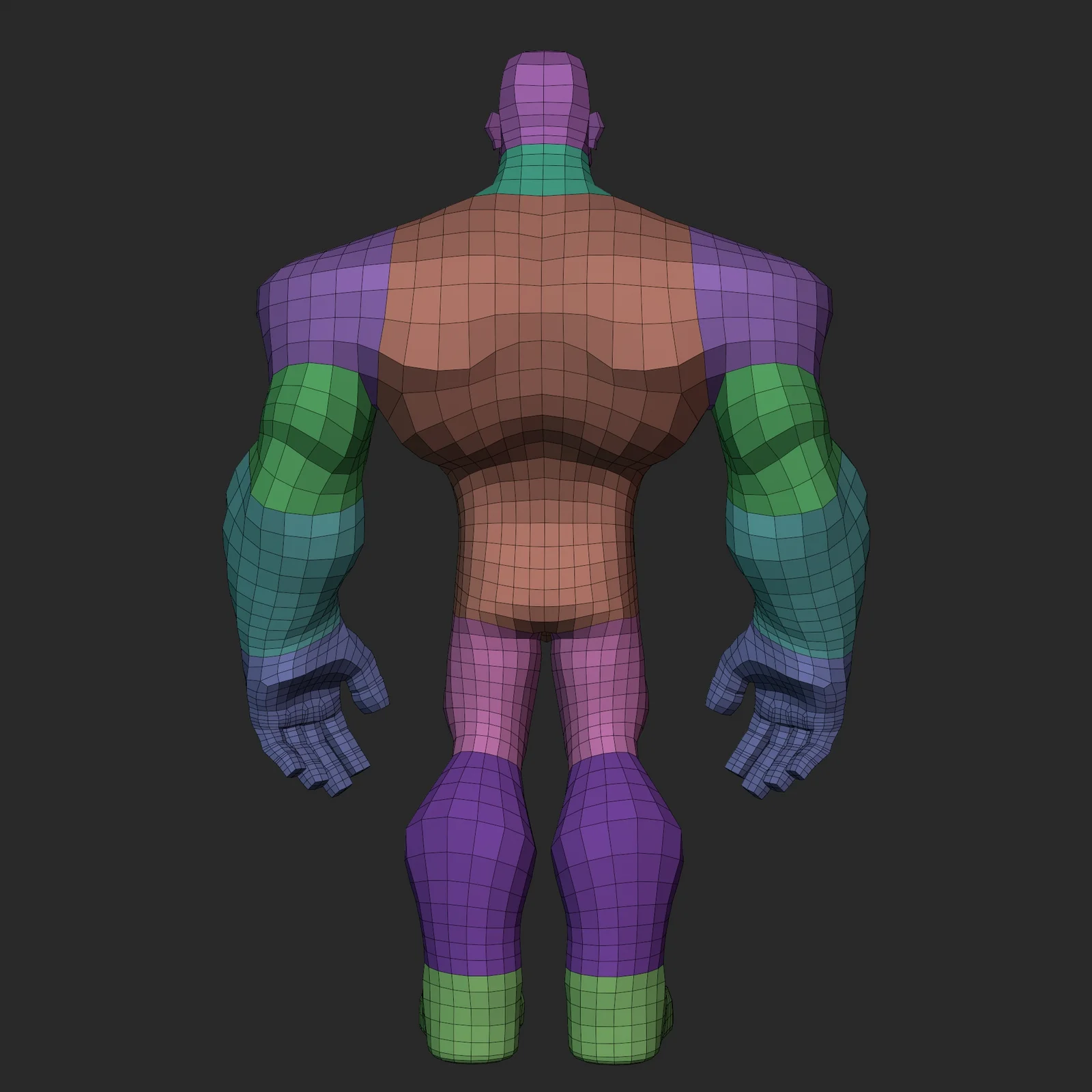 Stylized Infinity Heavy Basemesh screenshot 6