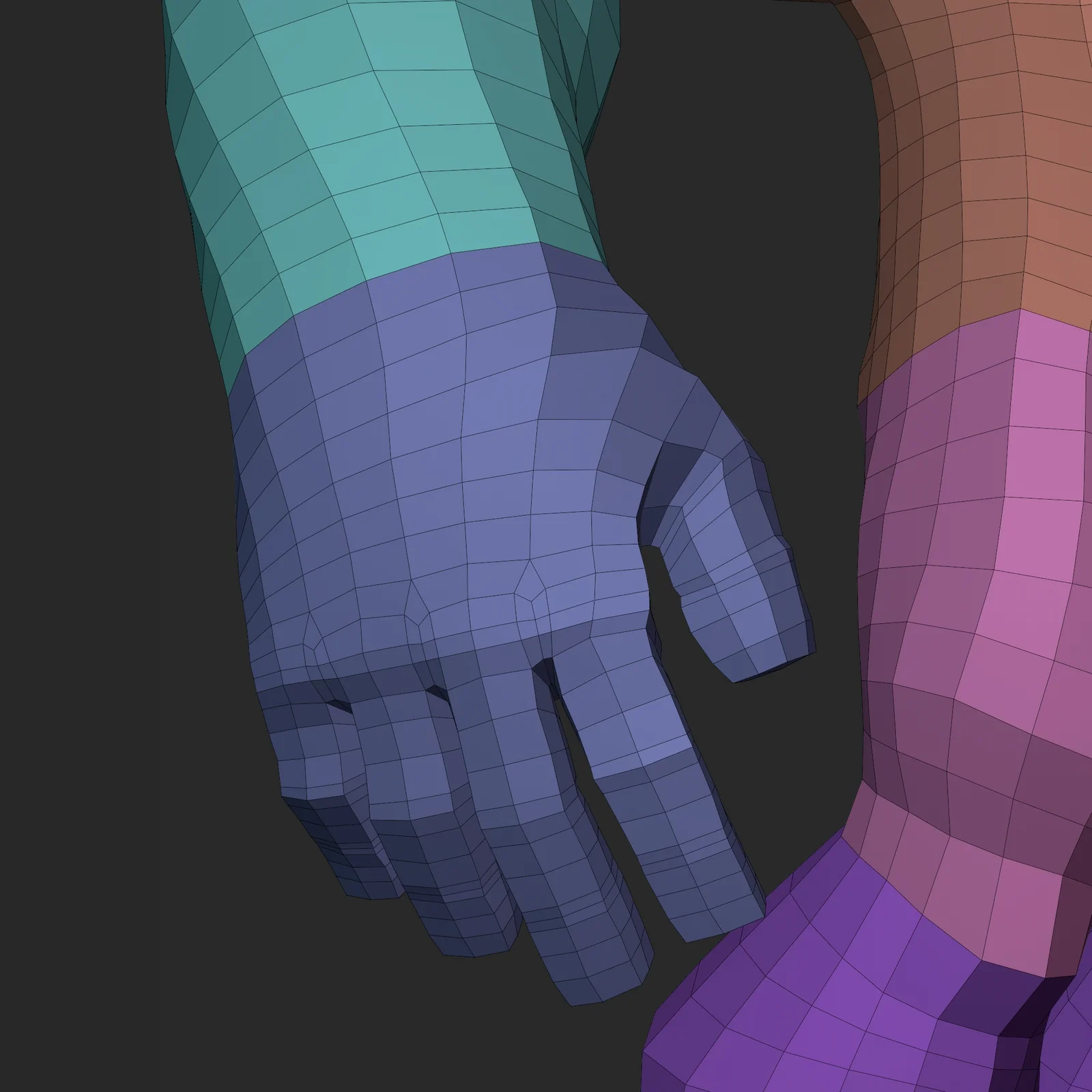 Stylized Infinity Heavy Basemesh screenshot 7