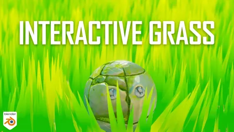 Stylized Interactive Grass - Blender scenes