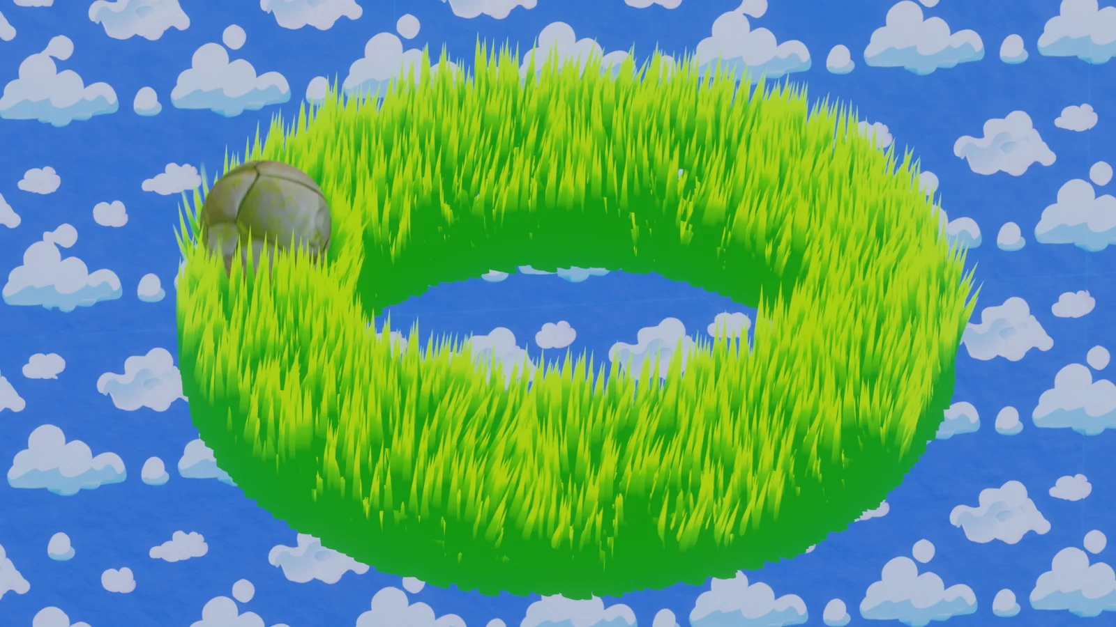 Stylized Interactive Grass screenshot 2
