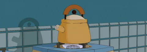 Stylized Gas Stove Scene - Blender scenes