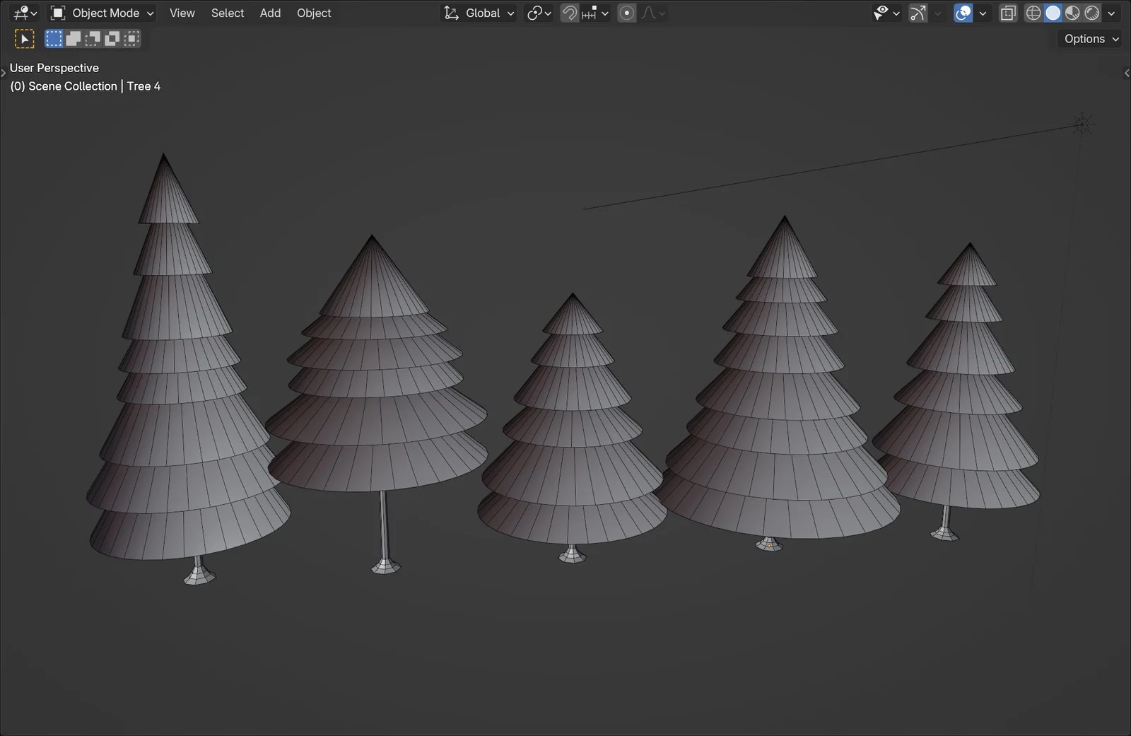 Stylized Low Poly Trees screenshot 2