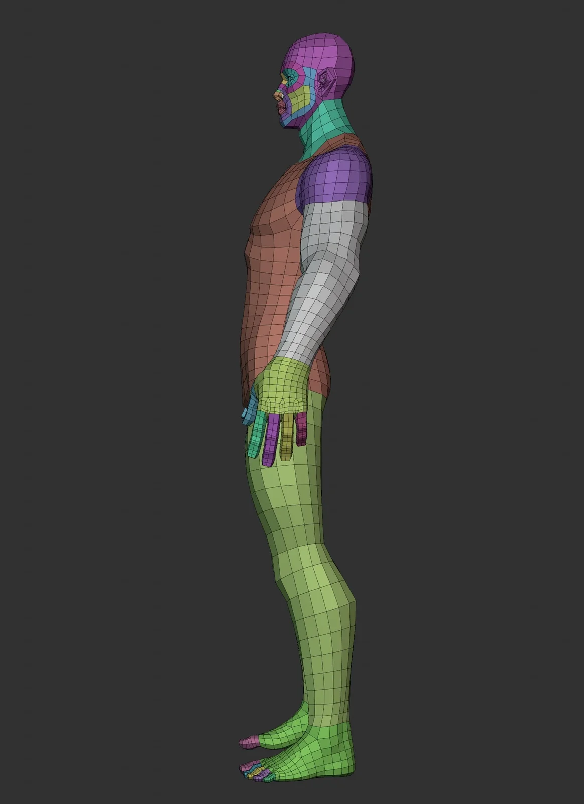 Stylized Lowpoly Basemesh screenshot 3