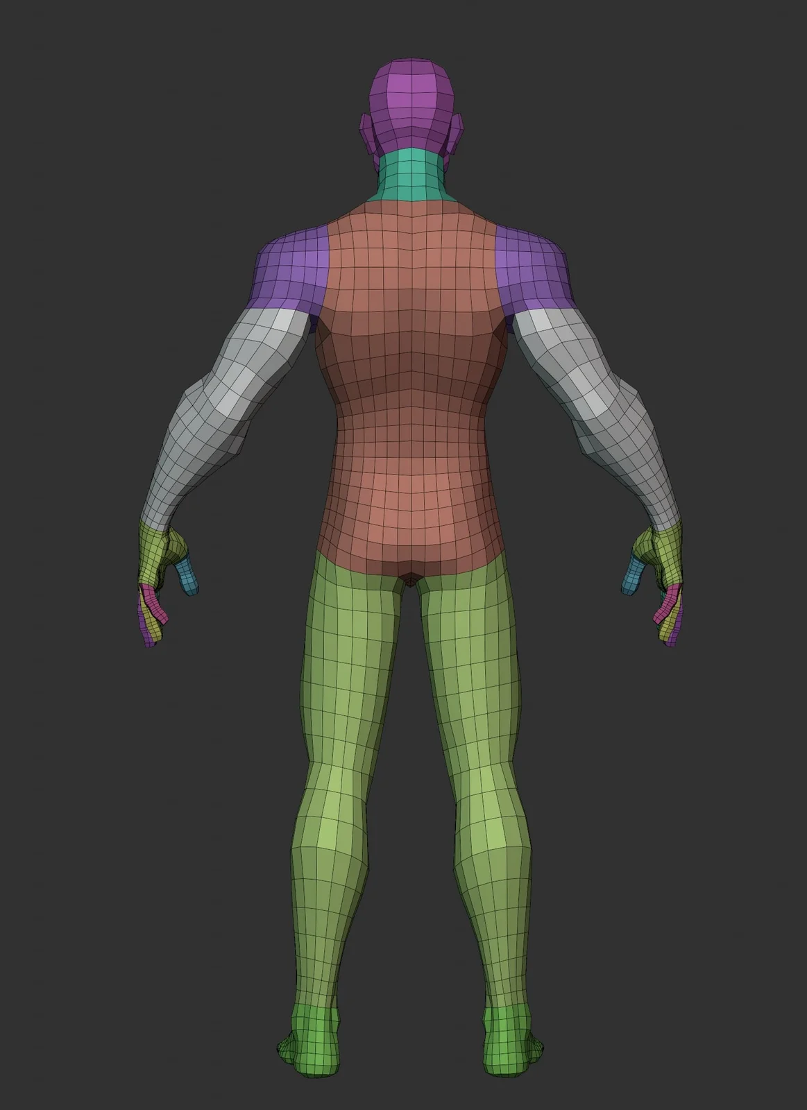 Stylized Lowpoly Basemesh screenshot 4