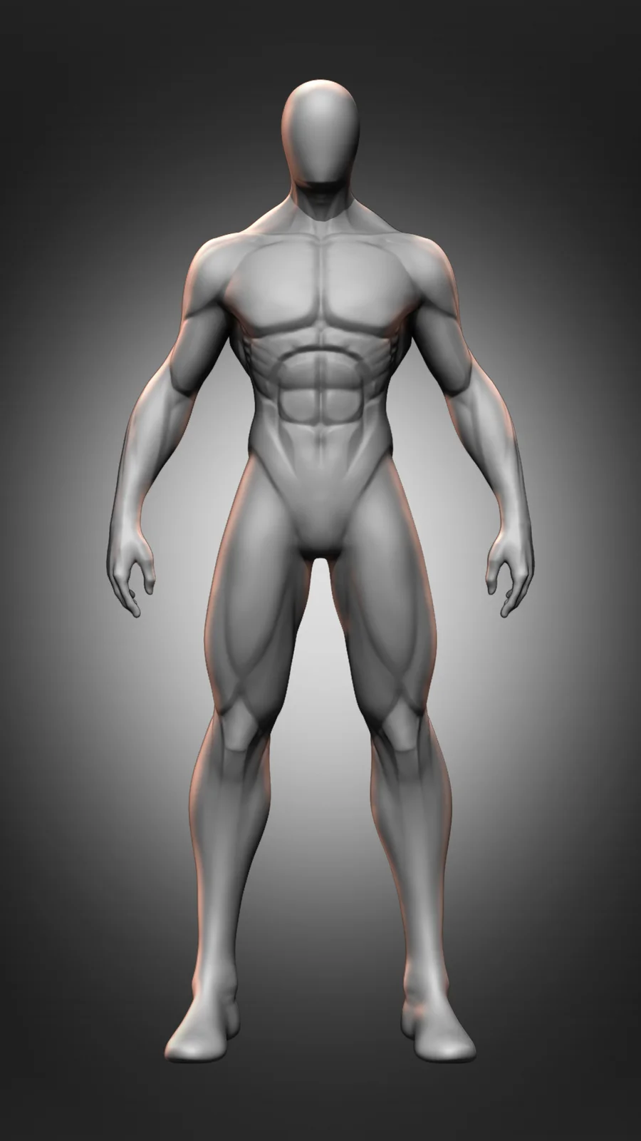 Stylized Male Base Body screenshot 3