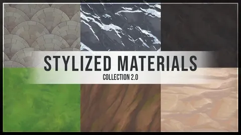 Stylized Materials Collection 2.0 - Blender textures & materials