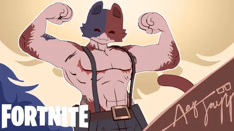 Stylized Meowscles - Blender 3d models