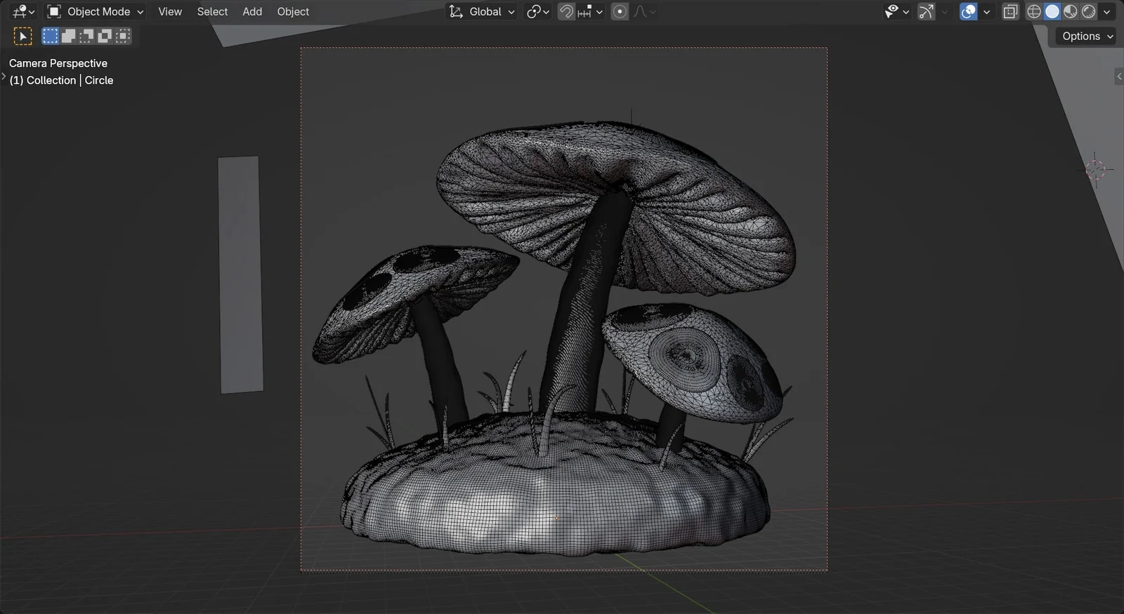 Stylized Mushroom Forest Scene screenshot 4