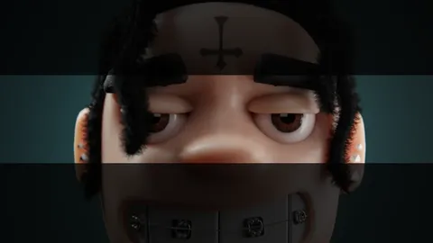 Stylized NFT Character Eyes - Blender 3d models