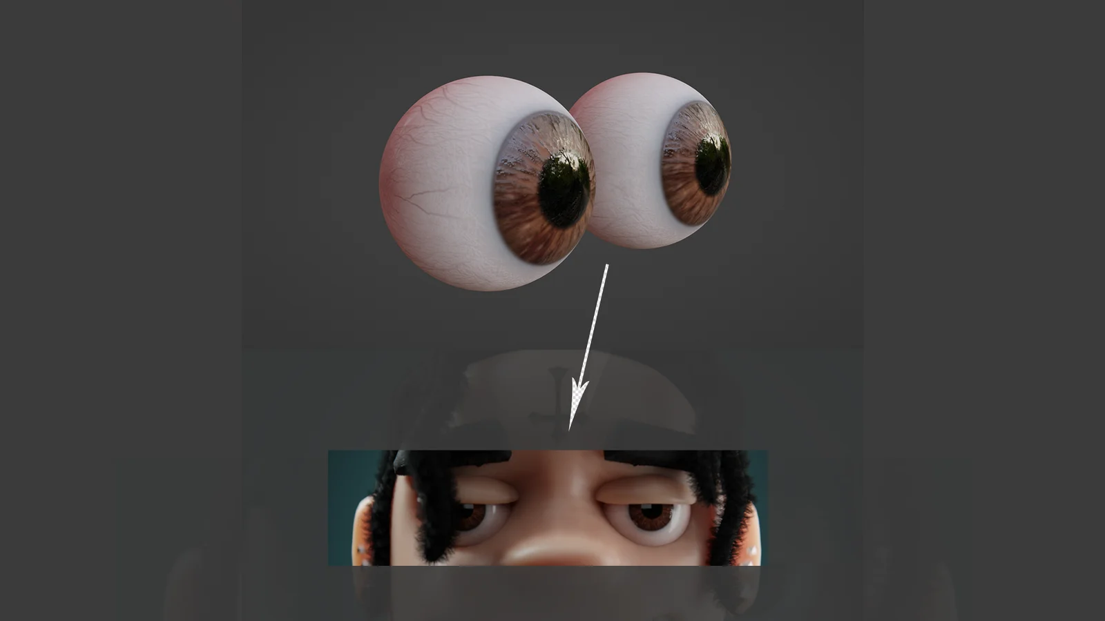 Stylized NFT Character Eyes screenshot 2