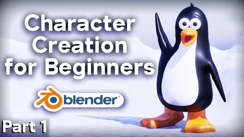 Stylized Penguin Tutorial Files - Blender tutorials & courses