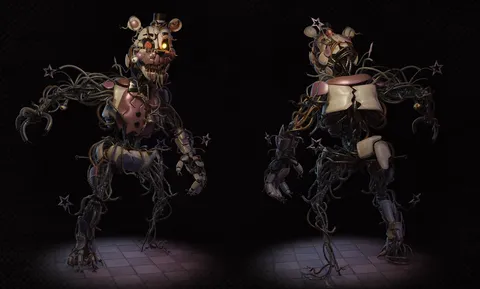 Stylized Molten Freddy - Blender 3d models