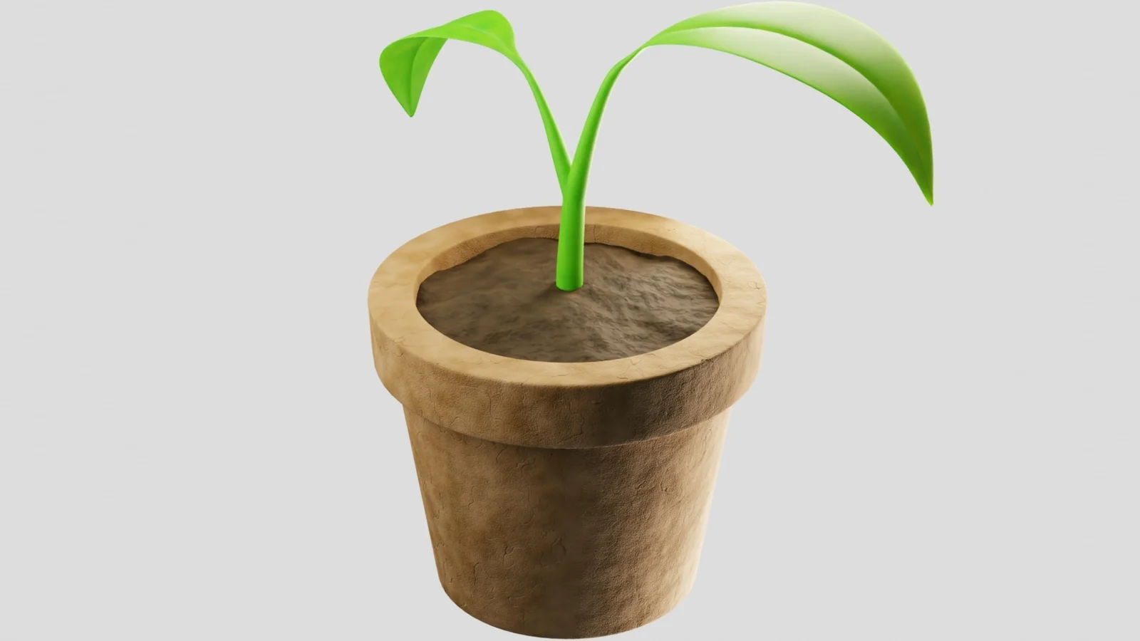 Stylized Potted Plant screenshot 2