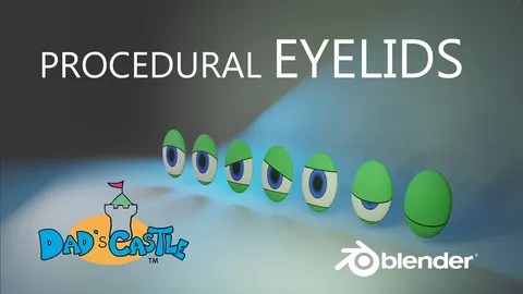 Stylized Procedural Toon Eyes - Blender shaders