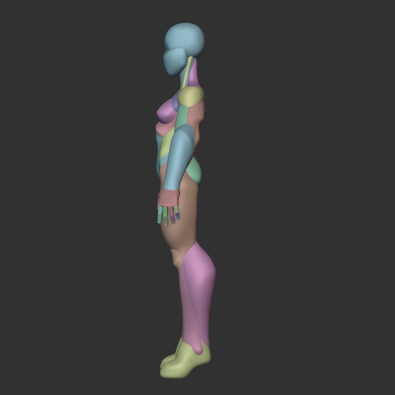 Stylized Ripped Female Blockout screenshot 5