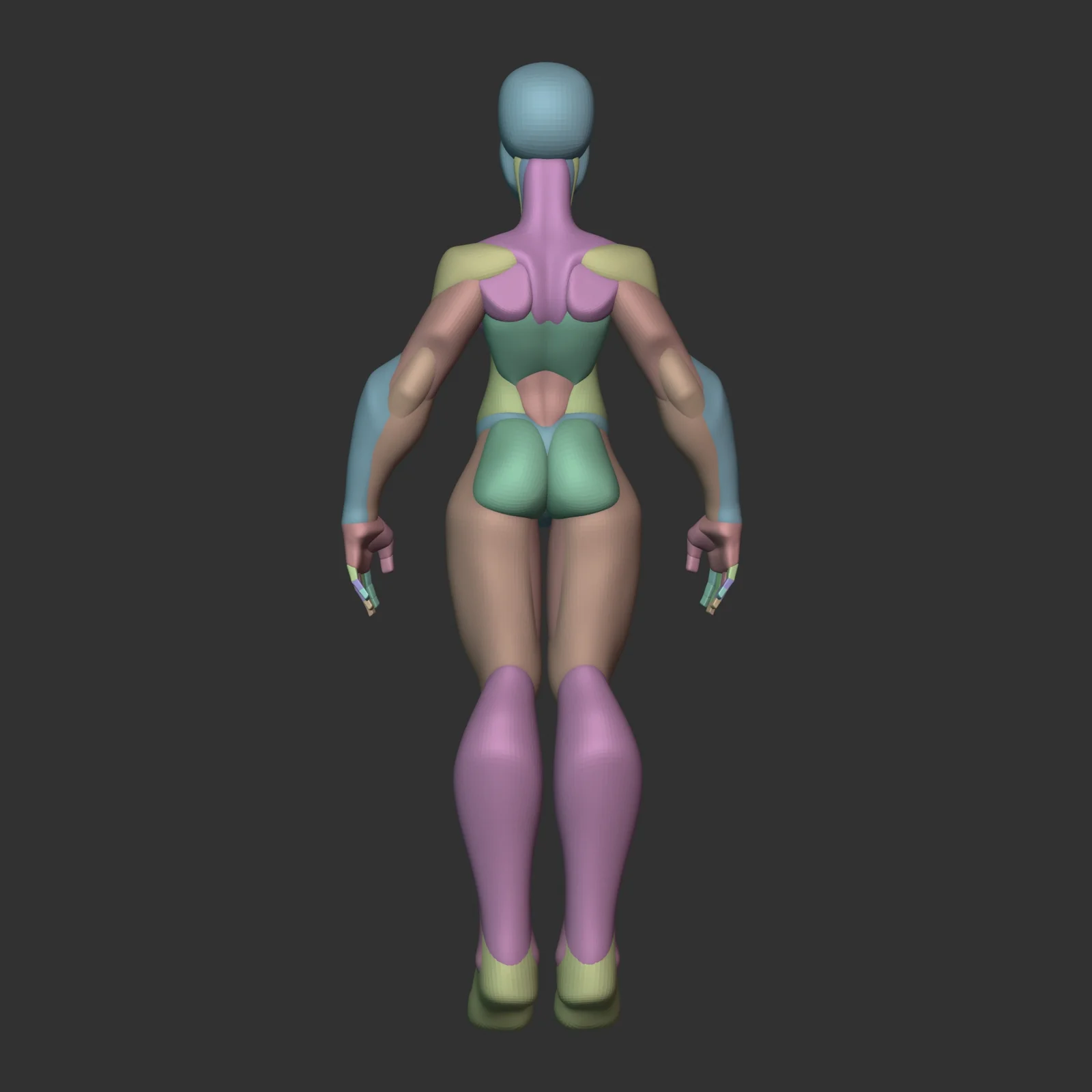 Stylized Ripped Female Blockout screenshot 7