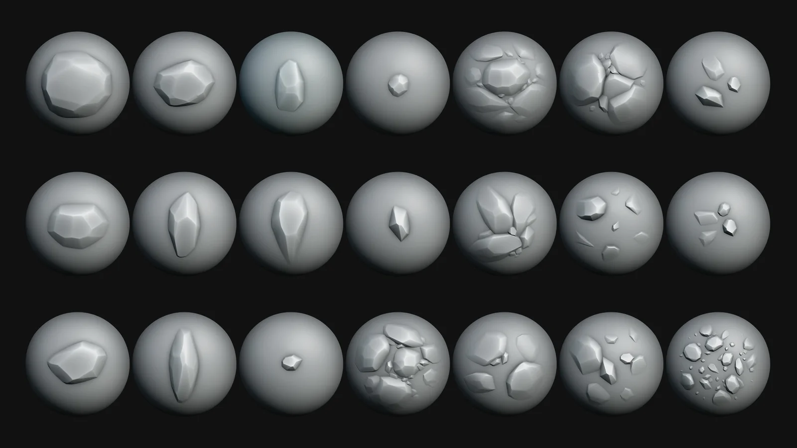 Stylized Rock Brush Set Vol 2 screenshot 5