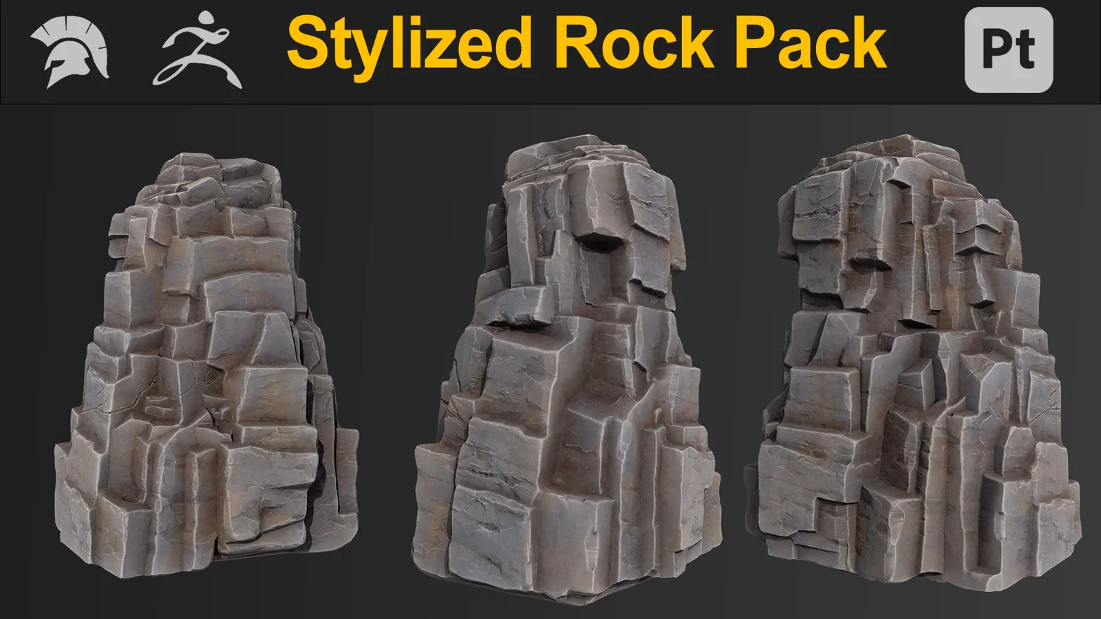 Stylized Rock Pack screenshot 2