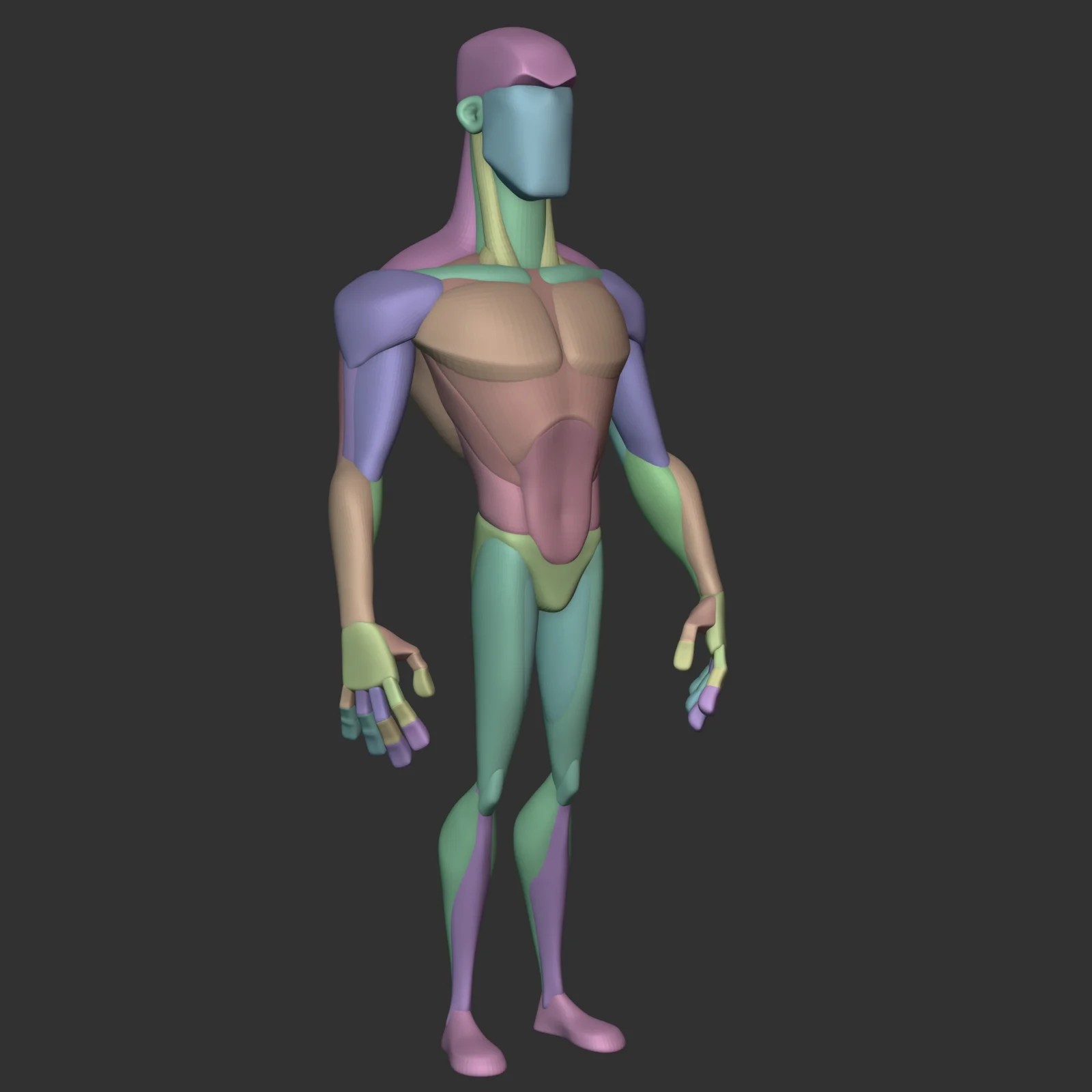 Stylized Samurai Blockout screenshot 3