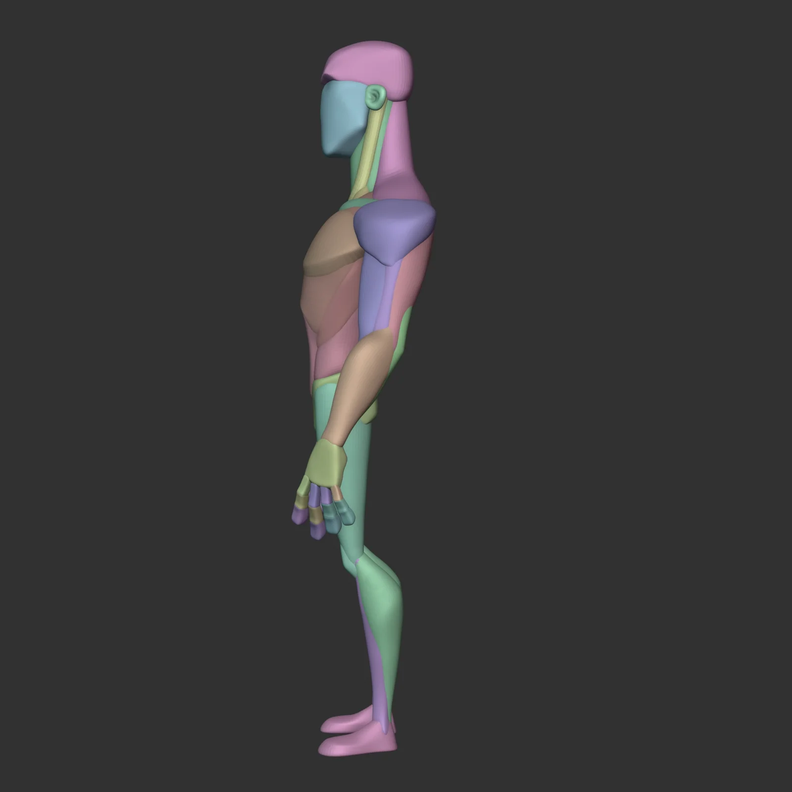 Stylized Samurai Blockout screenshot 4