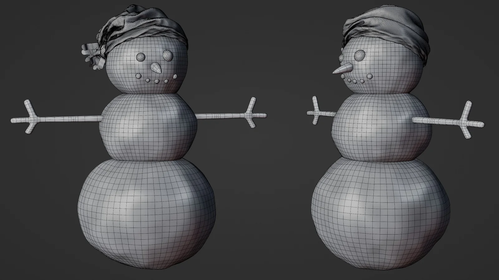 Stylized Snowman screenshot 2