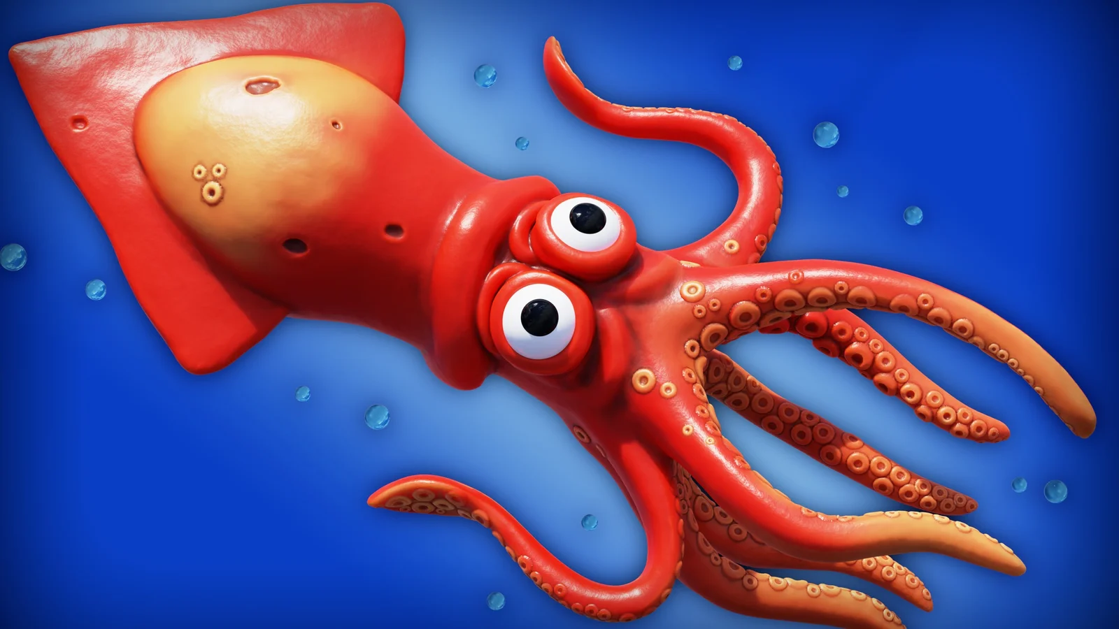 Stylized Squid Character Sculpt screenshot 2
