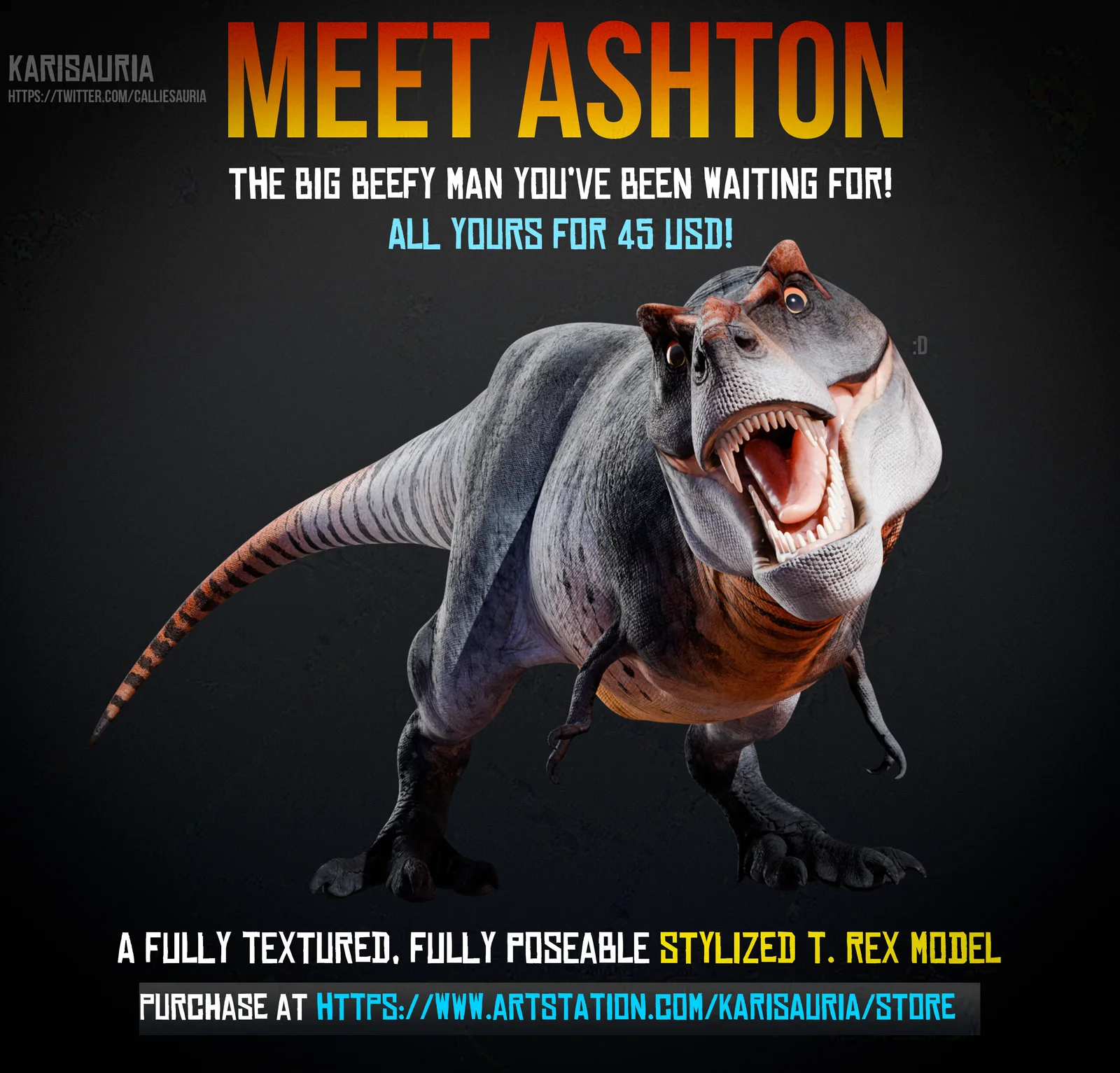 Ashton Rex Stylized T. Rex screenshot 5