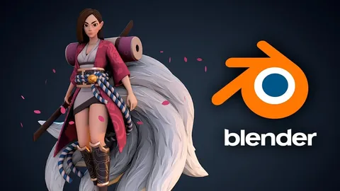 Stylized Texturing for Videogames - Blender tutorials & courses