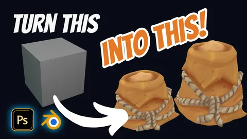 Stylized Texturing Workflow - Blender tutorials & courses