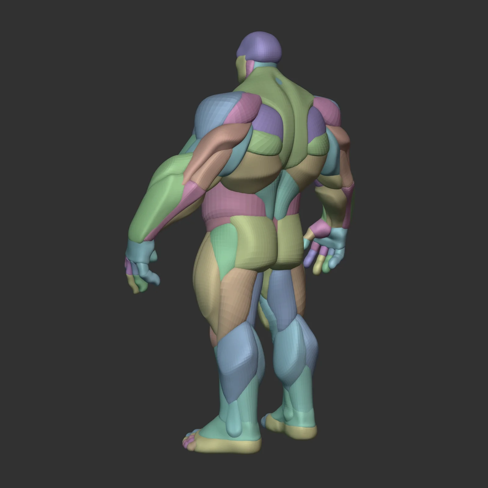 Stylized Thick Anatomy Blockout screenshot 5