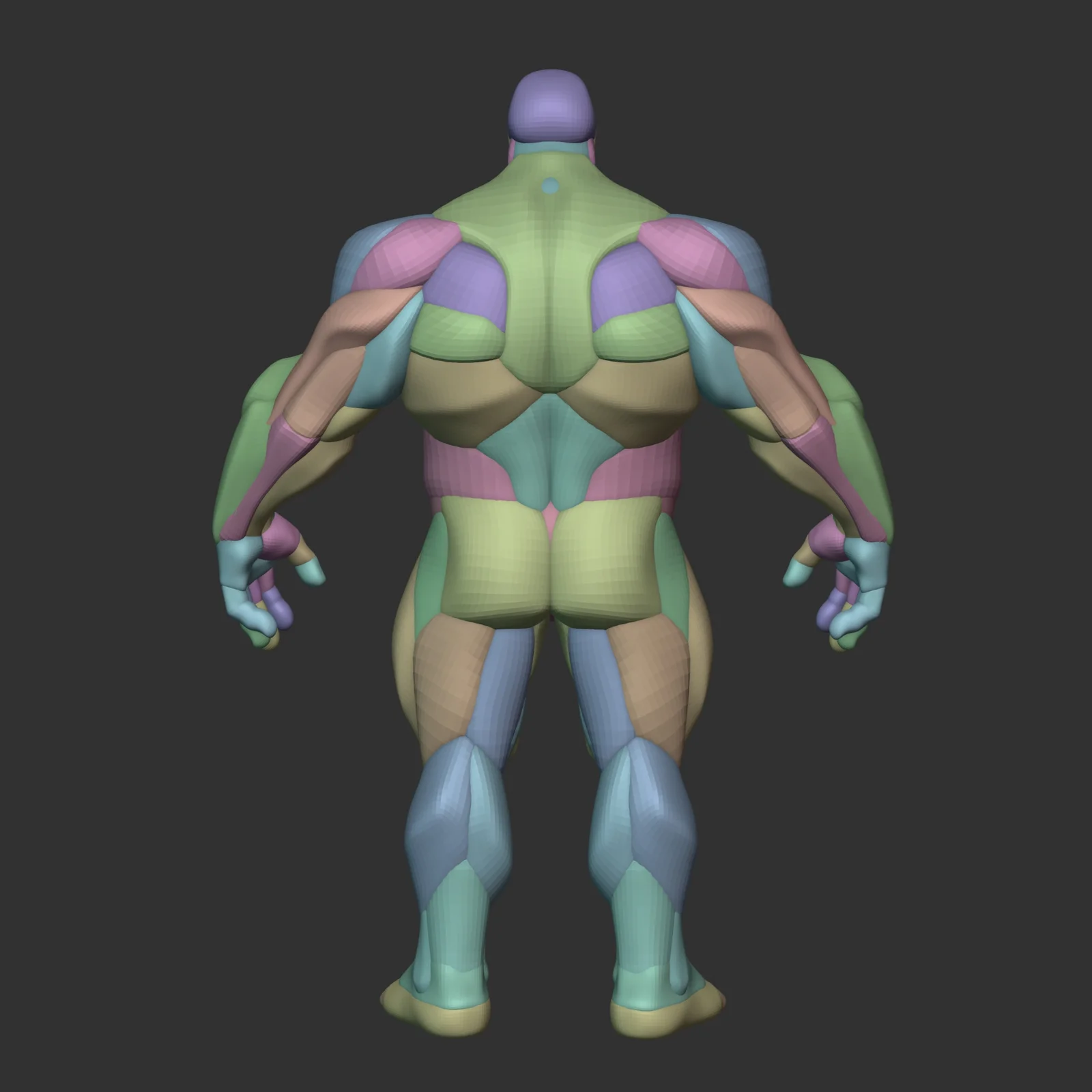 Stylized Thick Anatomy Blockout screenshot 6