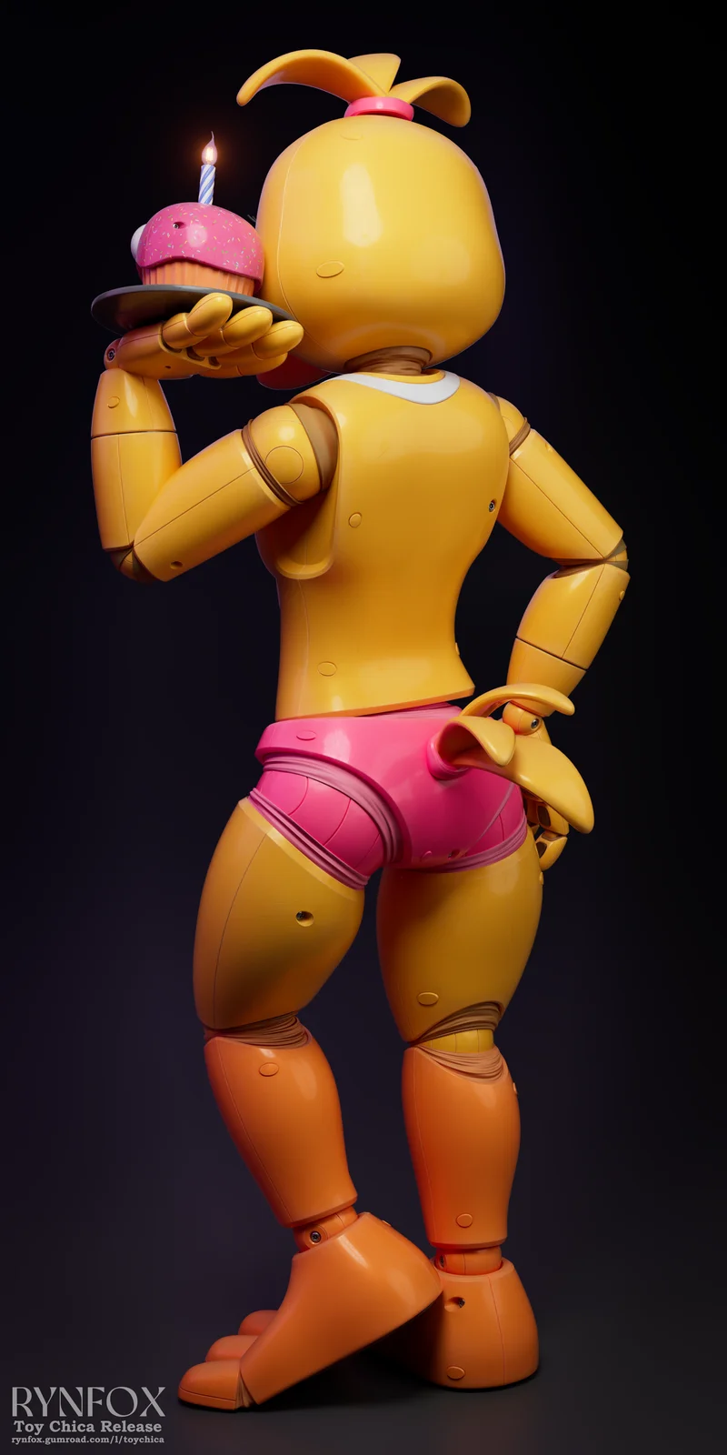 Stylized Toy Chica screenshot 2