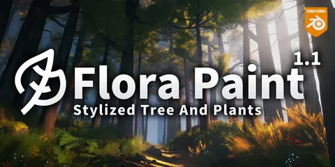 Flora Paint - Blender 3d models
