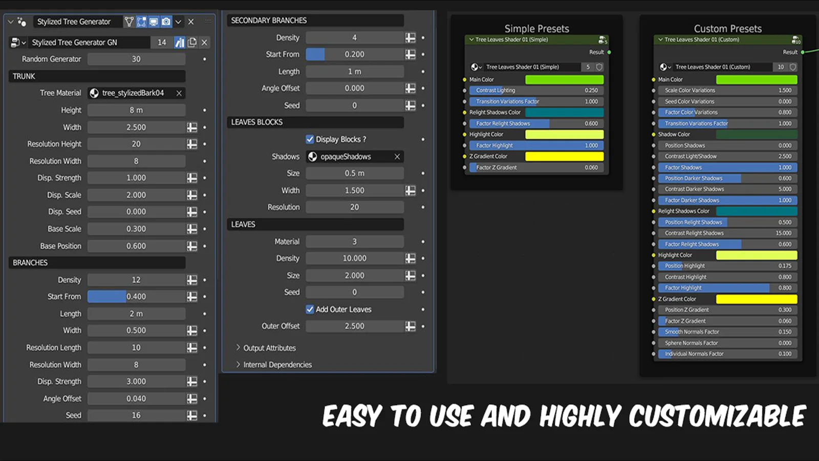 Stylized Tree Asset Generator screenshot 8