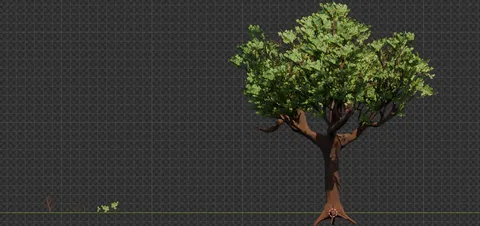 Stylized Tree Project Files - Blender 3d models