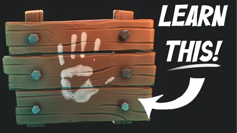 Stylized Wood Tutorial Assets - Blender tutorials & courses