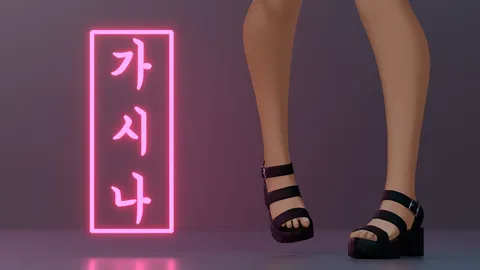 Summer Lovin Platform Sandals - Blender 3d models