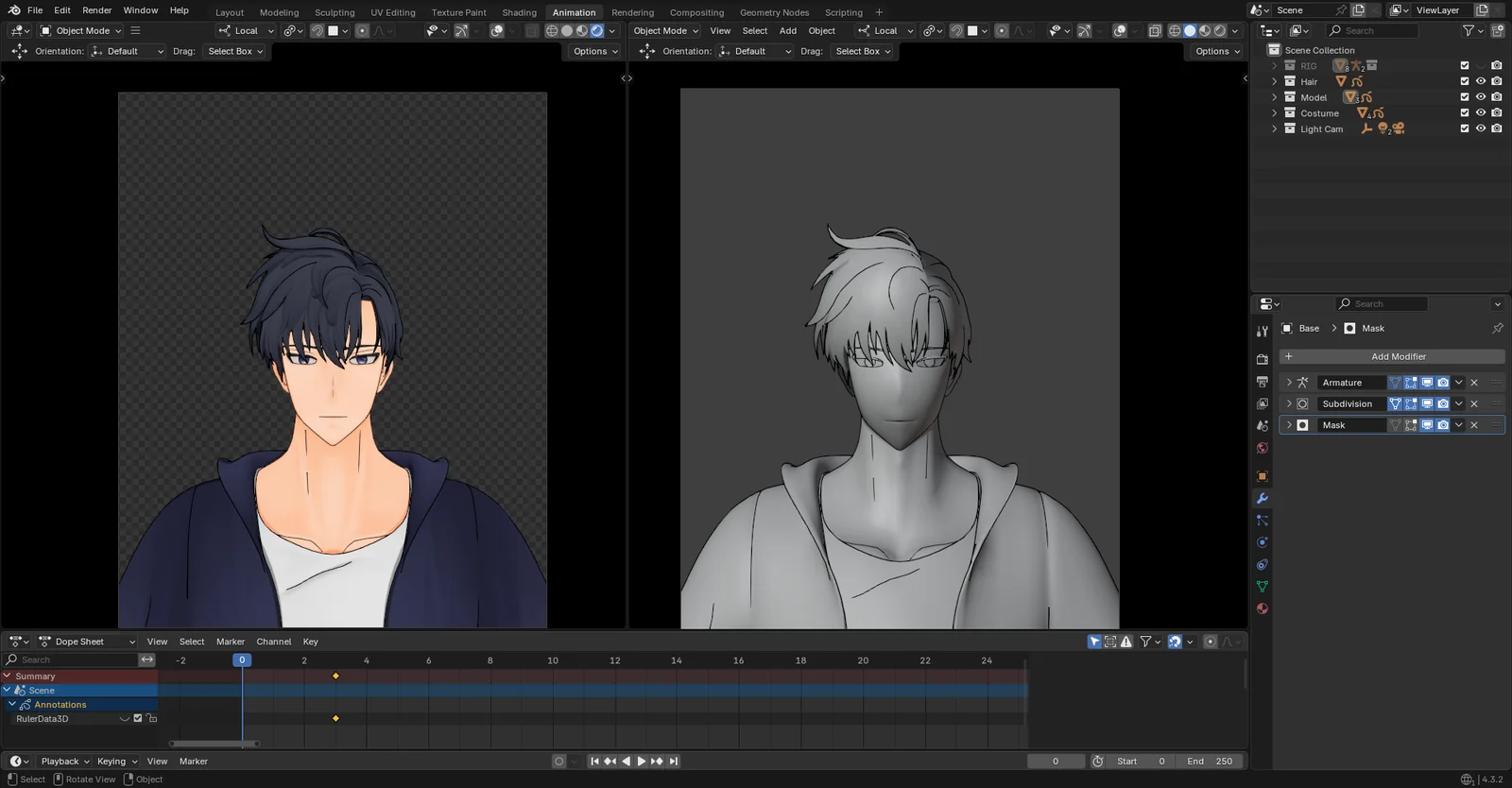 Sung JinWoo Rigged Model screenshot 2