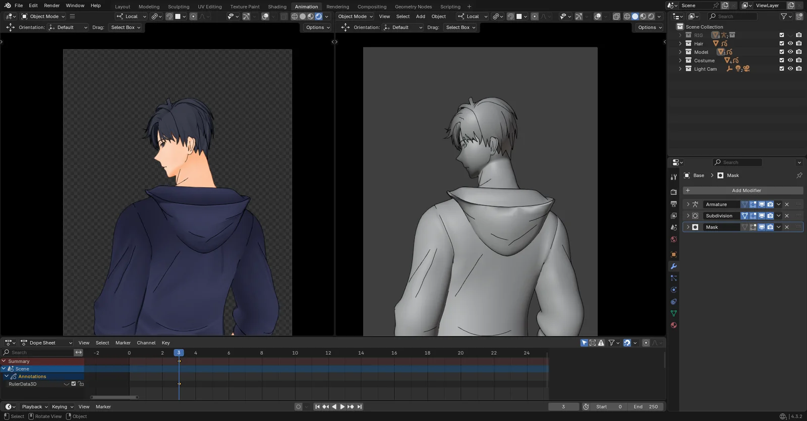 Sung JinWoo Rigged Model screenshot 4