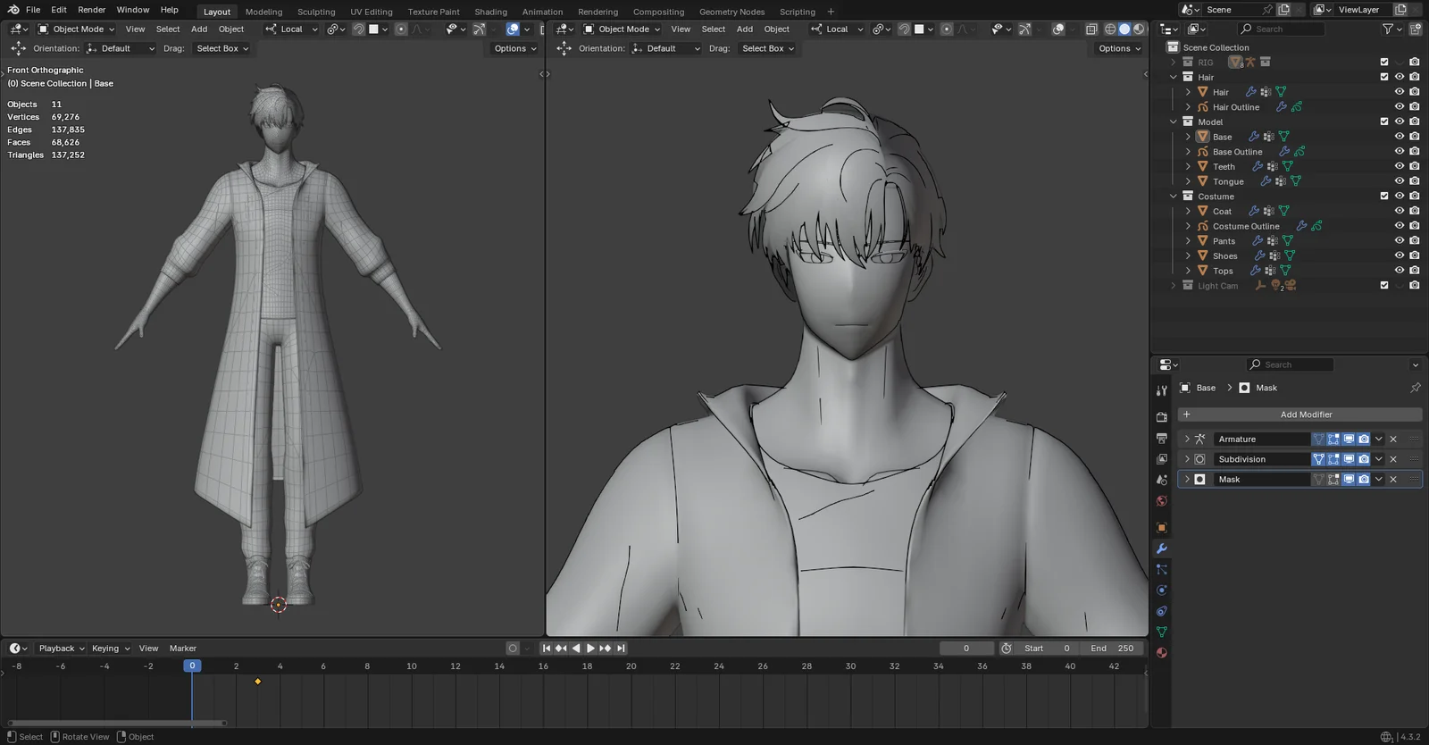 Sung JinWoo Rigged Model screenshot 6