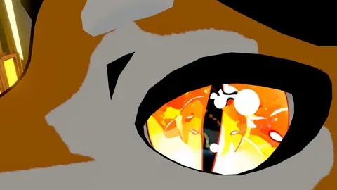 Sunset Golden Fox Eye - Blender textures & materials