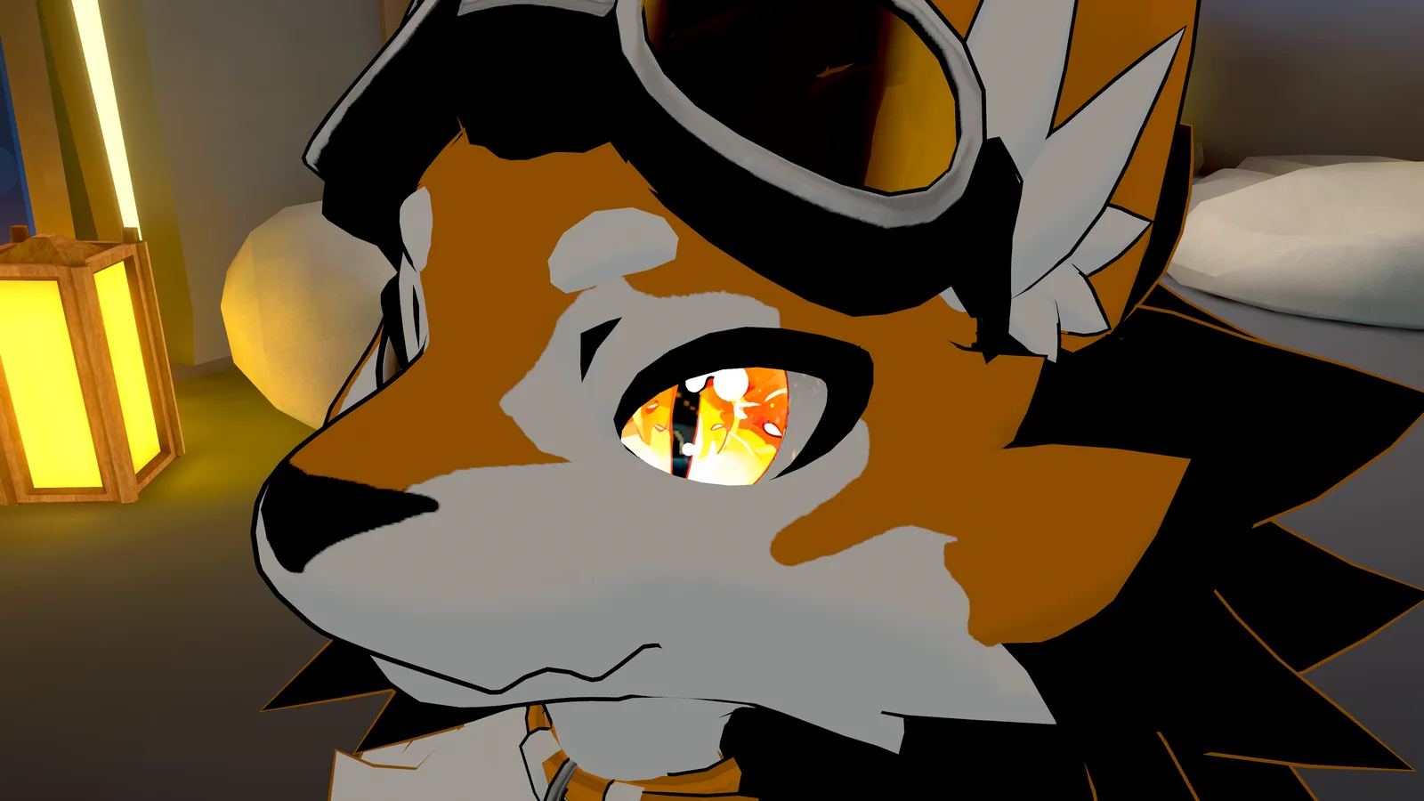 Sunset Golden Fox Eye screenshot 2