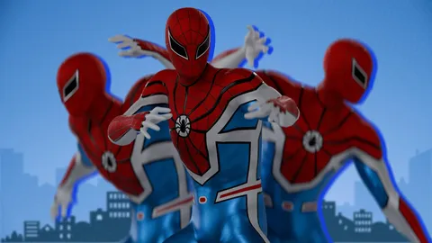 Supaidaman Suit & Lenses - Blender 3d models